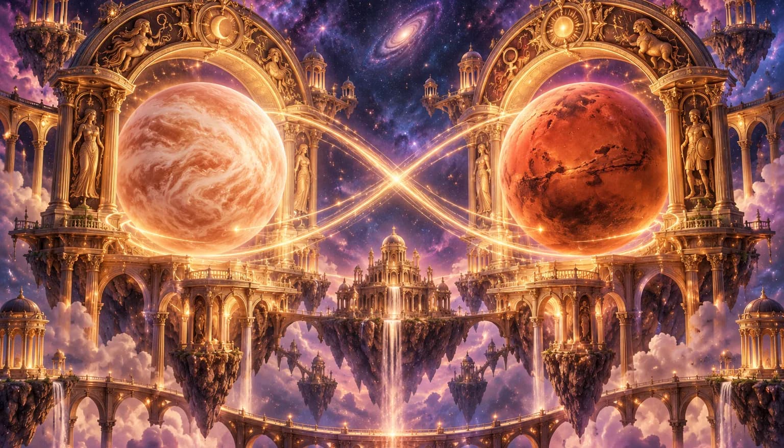 Recepción Mutua en Astrología: Cuando Dos Planetas se Ayudan Intercambiando Signos