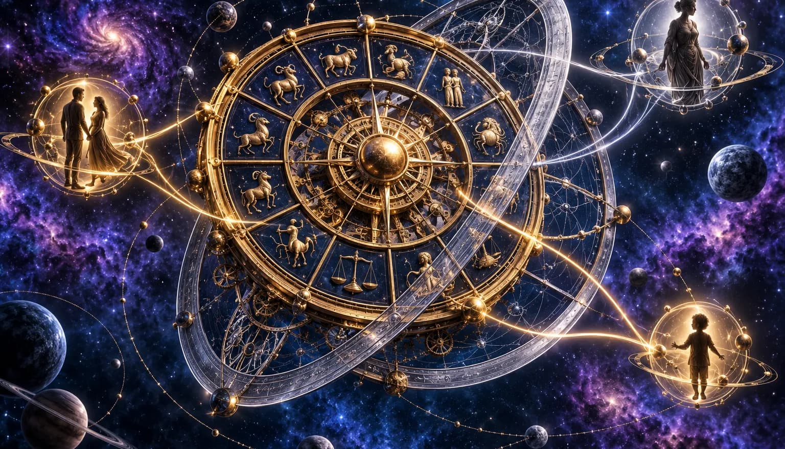 Casas Derivadas en Astrología: Cómo Leer la Carta Natal de las Personas de tu Vida
